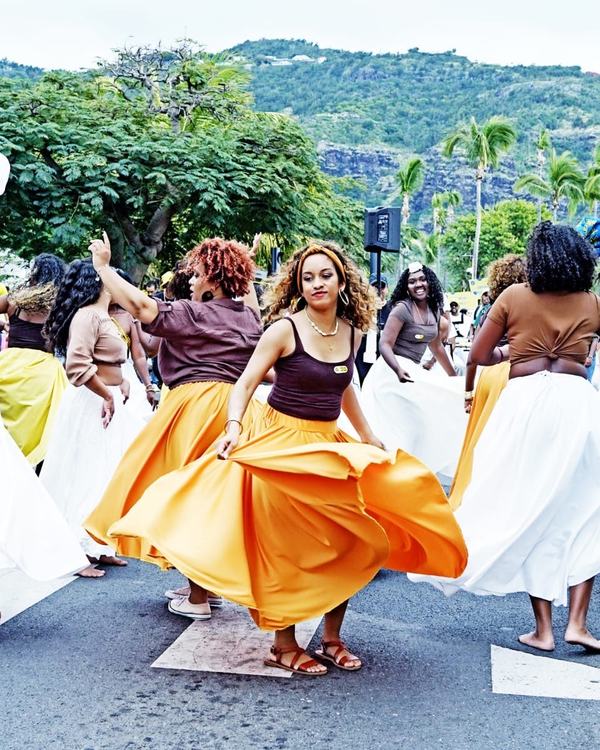 Danseuses sur le parcours