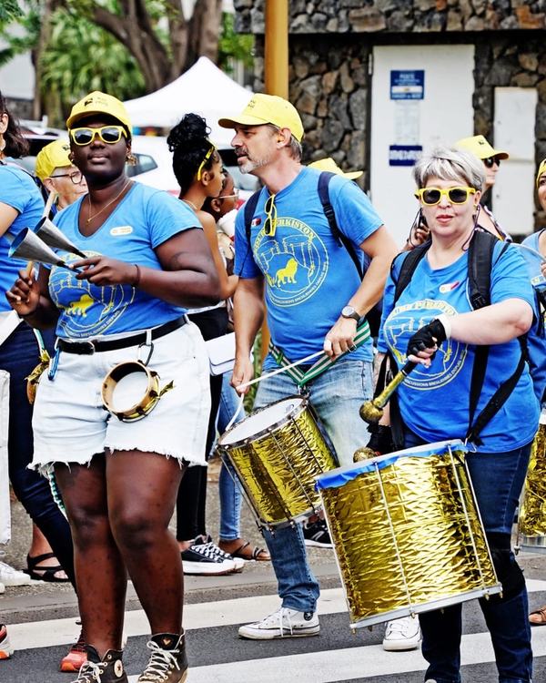 Les percussionnistes.