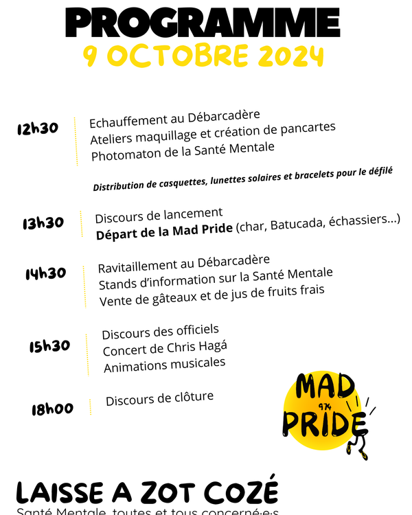Le programme du 9 octobre 2024