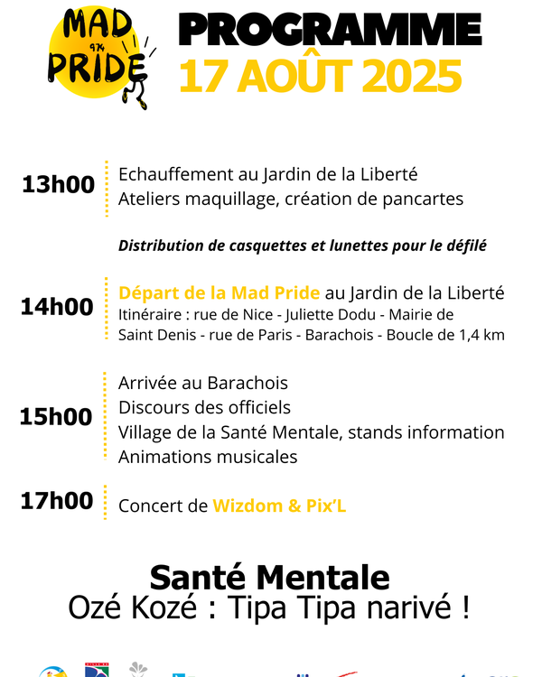 Le programme du 17 août 2025